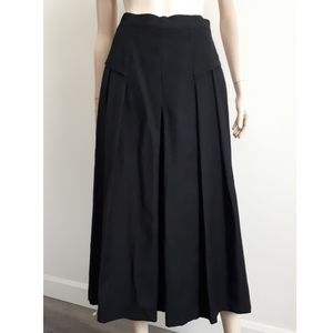Vintage | Wide-leg Wool Culottes